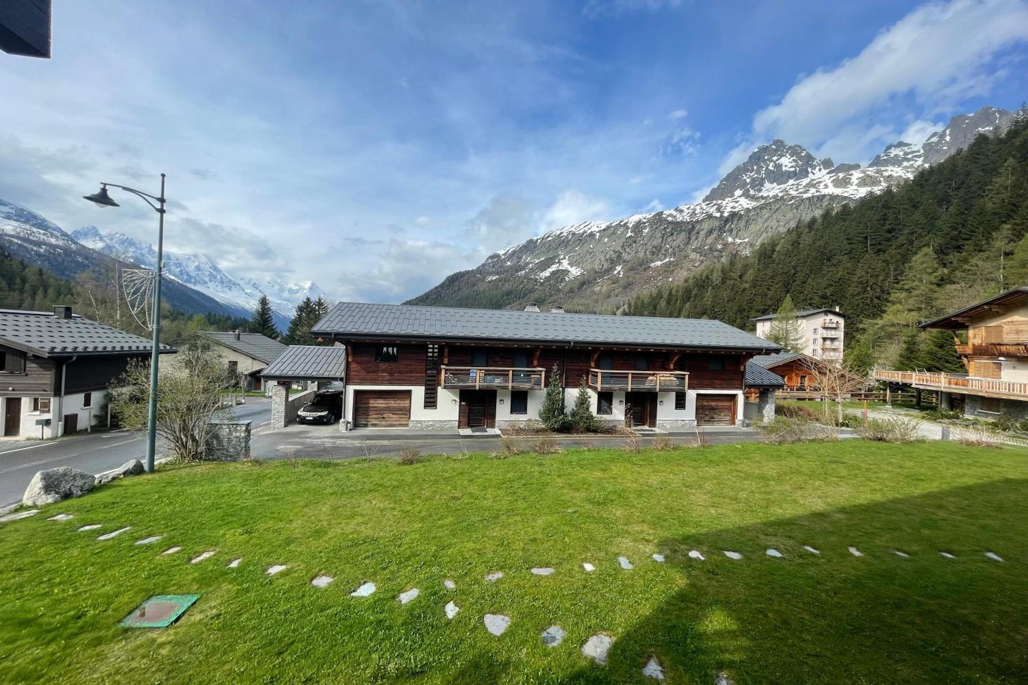 Sunny Nest - View Of Mb Montroc - Happy Rentals Chamonix Exterior foto